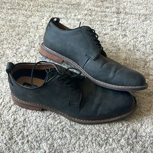 Jessel Madden Men’s 10.5 Dress Shoe Dark Grey Man Made Leather